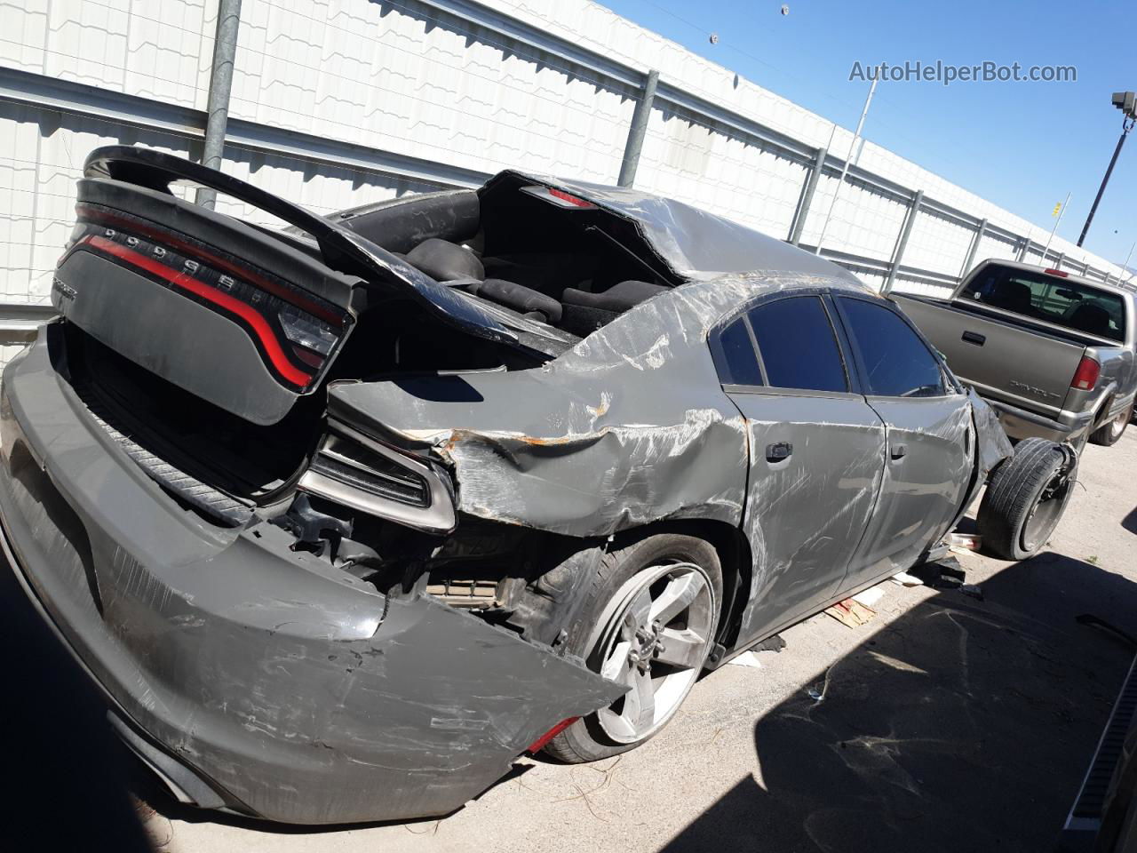 2017 Dodge Charger Se Gray vin: 2C3CDXBG1HH503777