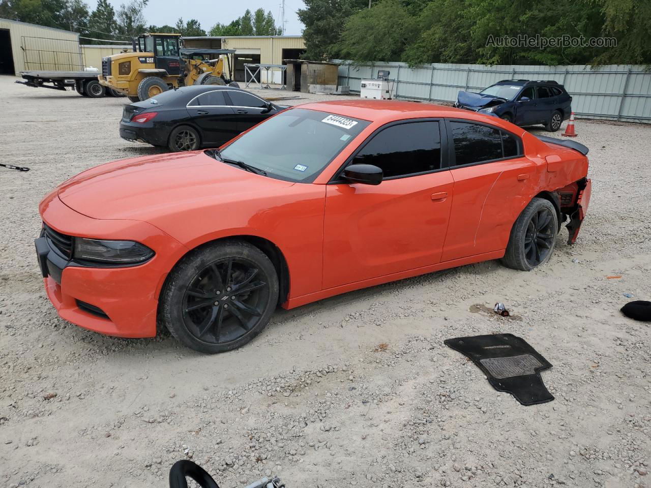 2017 Dodge Charger Se Orange vin: 2C3CDXBG1HH525813