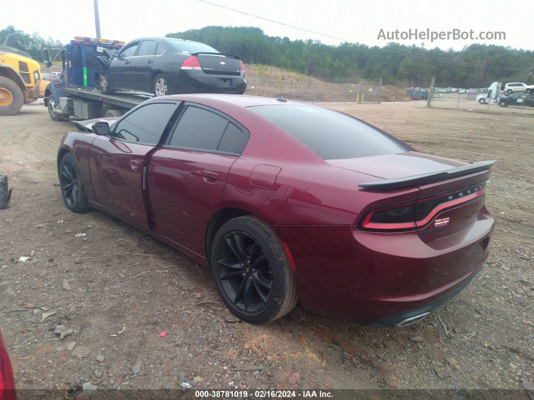 2017 Dodge Charger Se Rwd Burgundy vin: 2C3CDXBG1HH579337