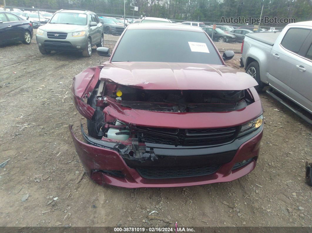 2017 Dodge Charger Se Rwd Burgundy vin: 2C3CDXBG1HH579337