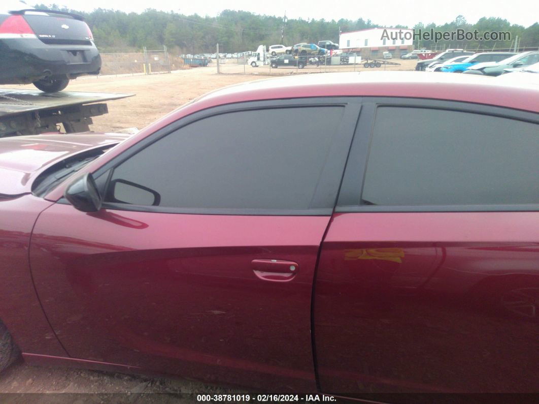 2017 Dodge Charger Se Rwd Burgundy vin: 2C3CDXBG1HH579337