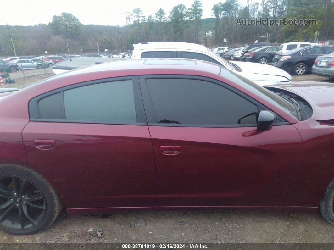 2017 Dodge Charger Se Rwd Burgundy vin: 2C3CDXBG1HH579337