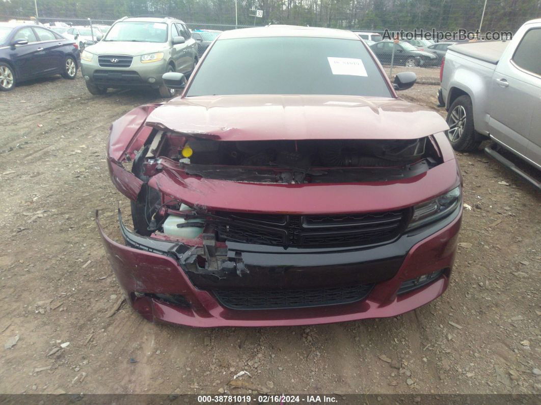 2017 Dodge Charger Se Rwd Burgundy vin: 2C3CDXBG1HH579337