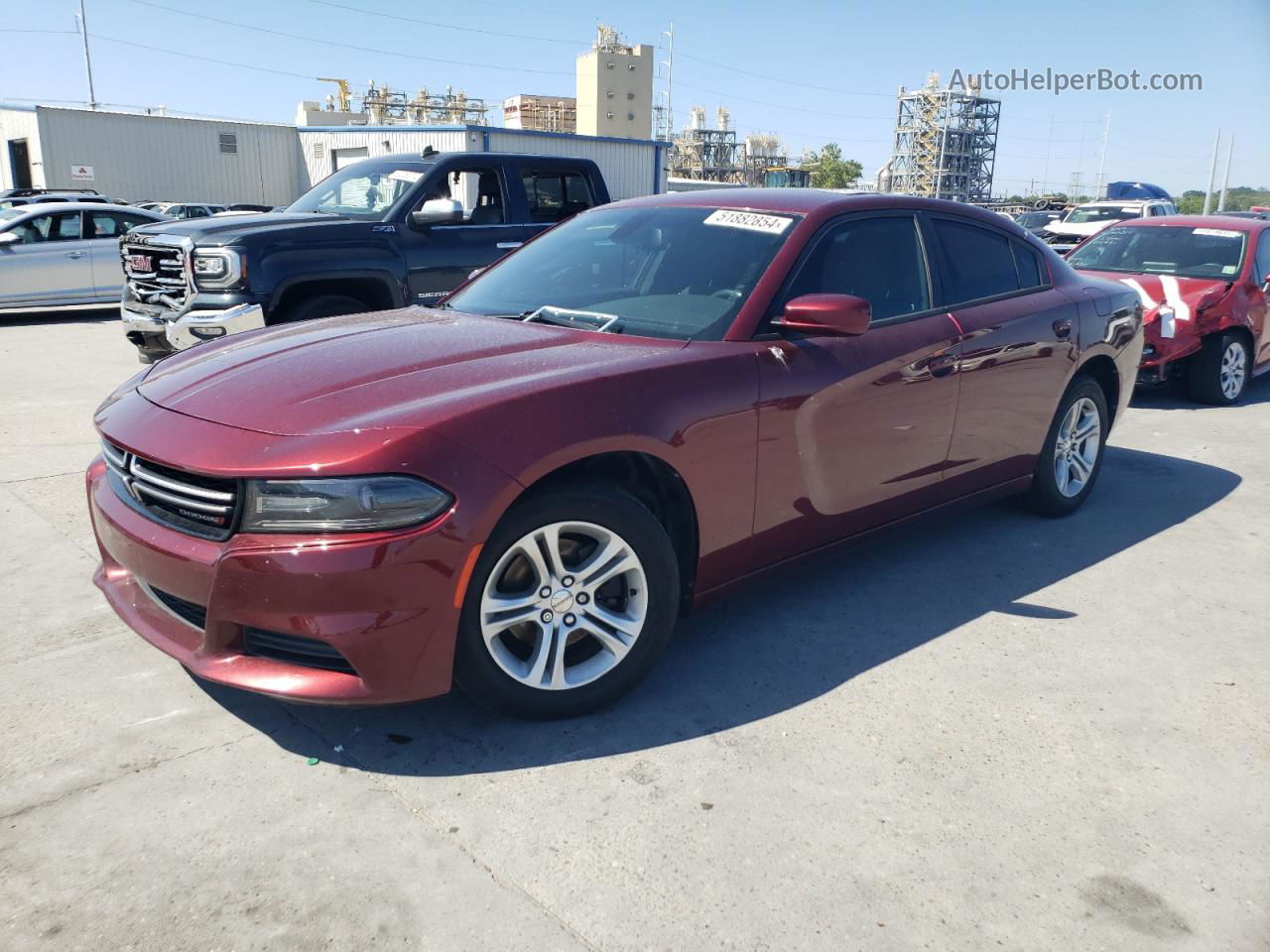 2017 Dodge Charger Se Burgundy vin: 2C3CDXBG1HH593285