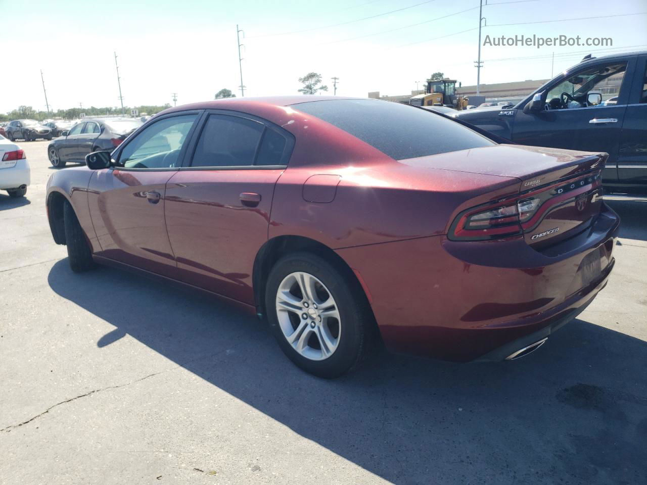 2017 Dodge Charger Se Burgundy vin: 2C3CDXBG1HH593285