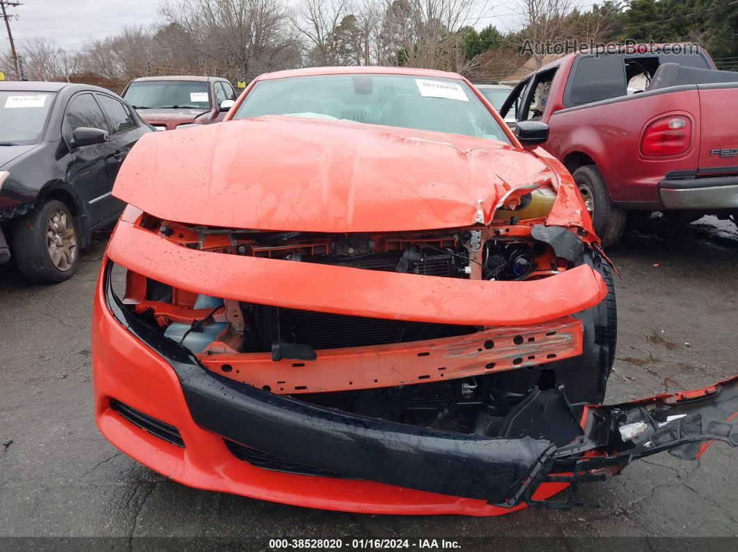 2017 Dodge Charger Se Rwd Orange vin: 2C3CDXBG1HH609520