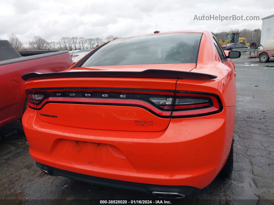 2017 Dodge Charger Se Rwd Orange vin: 2C3CDXBG1HH609520