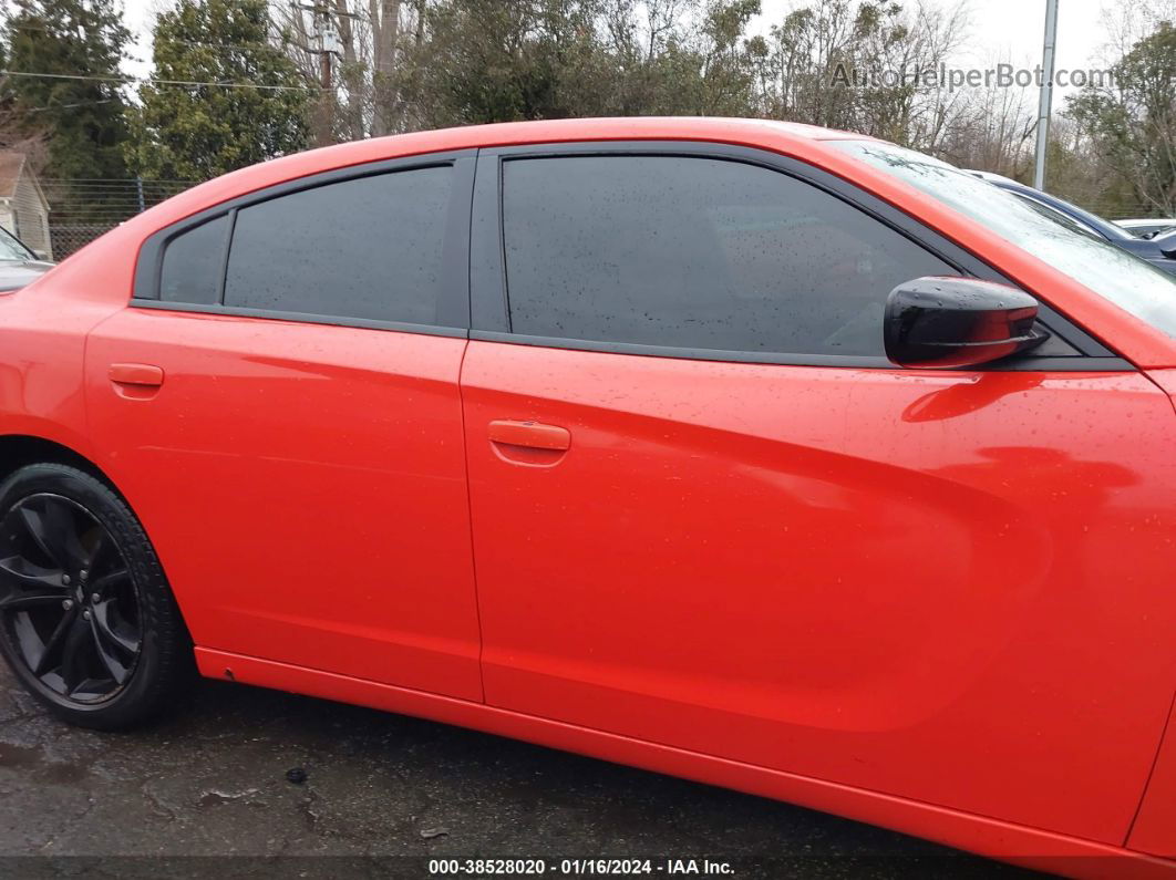 2017 Dodge Charger Se Rwd Orange vin: 2C3CDXBG1HH609520