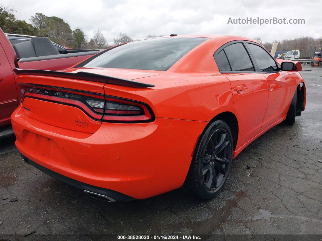 2017 Dodge Charger Se Rwd Orange vin: 2C3CDXBG1HH609520