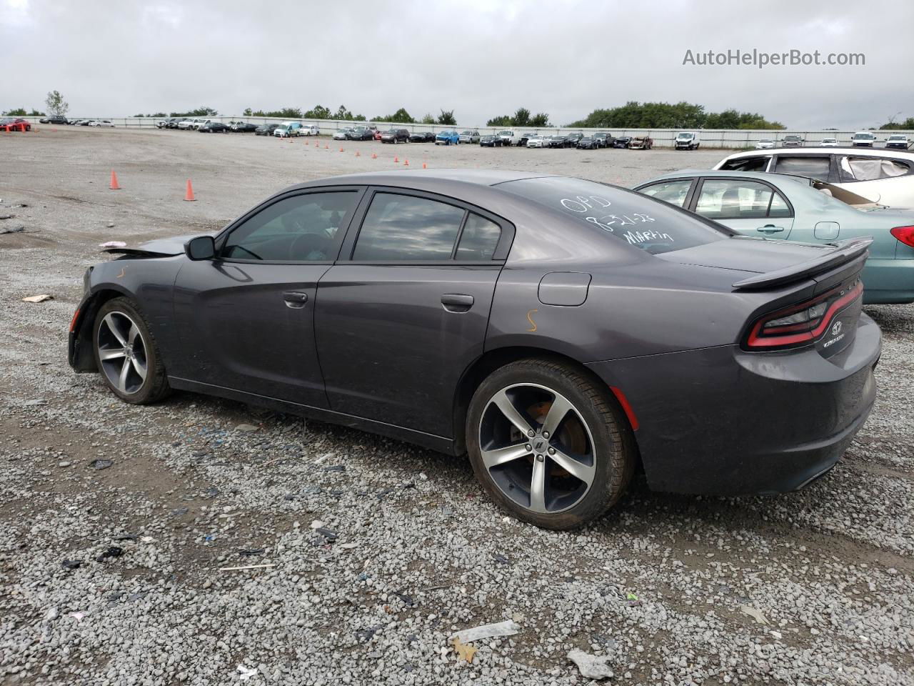 2017 Dodge Charger Se Gray vin: 2C3CDXBG1HH627614