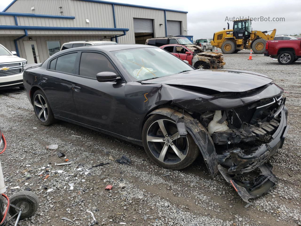 2017 Dodge Charger Se Серый vin: 2C3CDXBG1HH627614