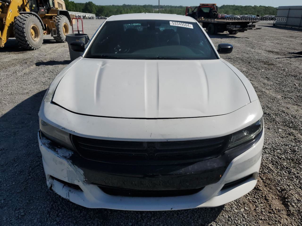 2018 Dodge Charger Sxt White vin: 2C3CDXBG1JH144131