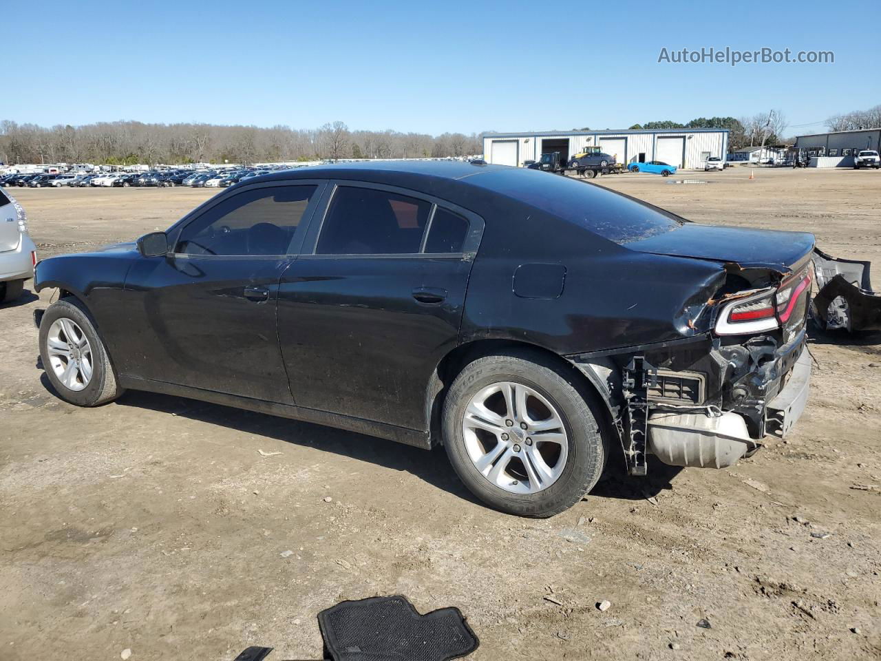 2018 Dodge Charger Sxt Black vin: 2C3CDXBG1JH173581