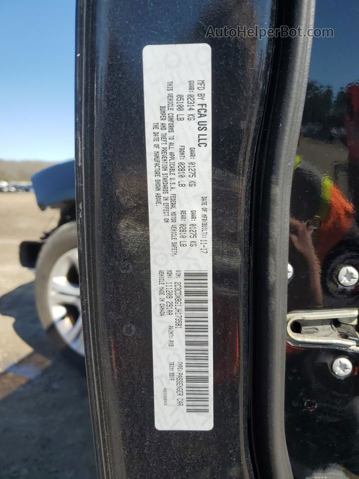 2018 Dodge Charger Sxt Black vin: 2C3CDXBG1JH173581