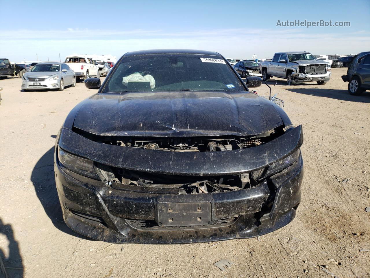 2018 Dodge Charger Sxt Black vin: 2C3CDXBG1JH221239