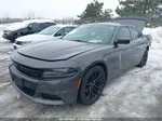 2018 Dodge Charger Sxt Rwd Gray vin: 2C3CDXBG1JH221256