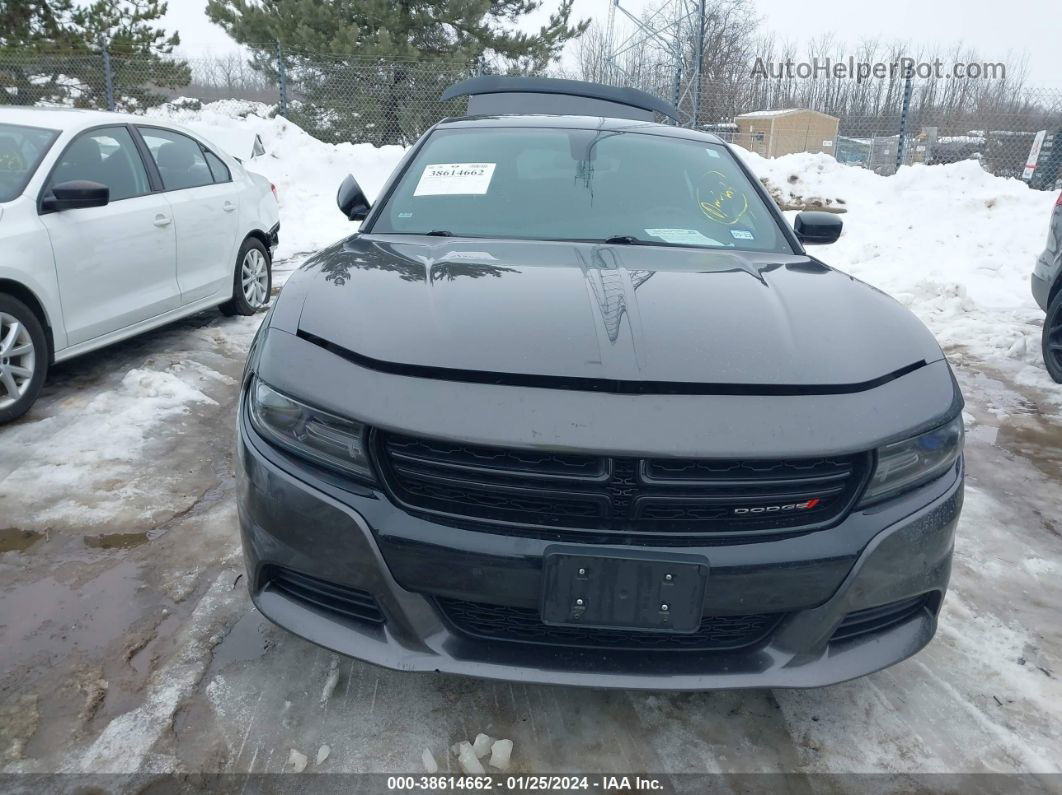 2018 Dodge Charger Sxt Rwd Gray vin: 2C3CDXBG1JH221256