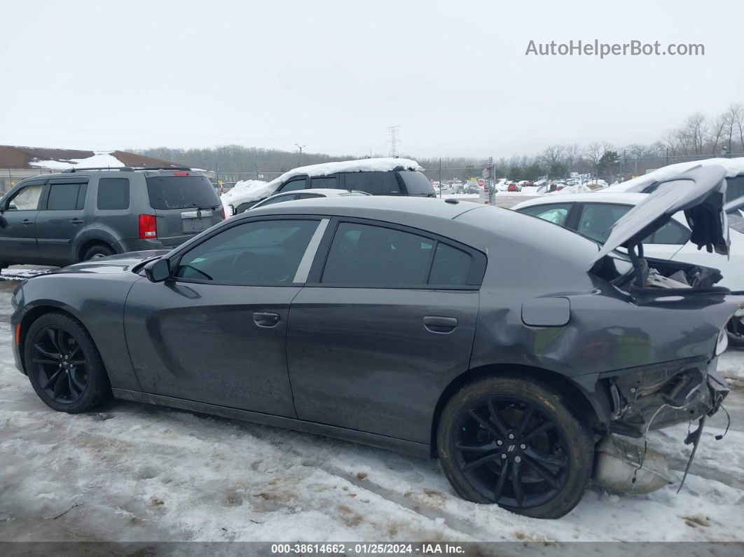 2018 Dodge Charger Sxt Rwd Серый vin: 2C3CDXBG1JH221256