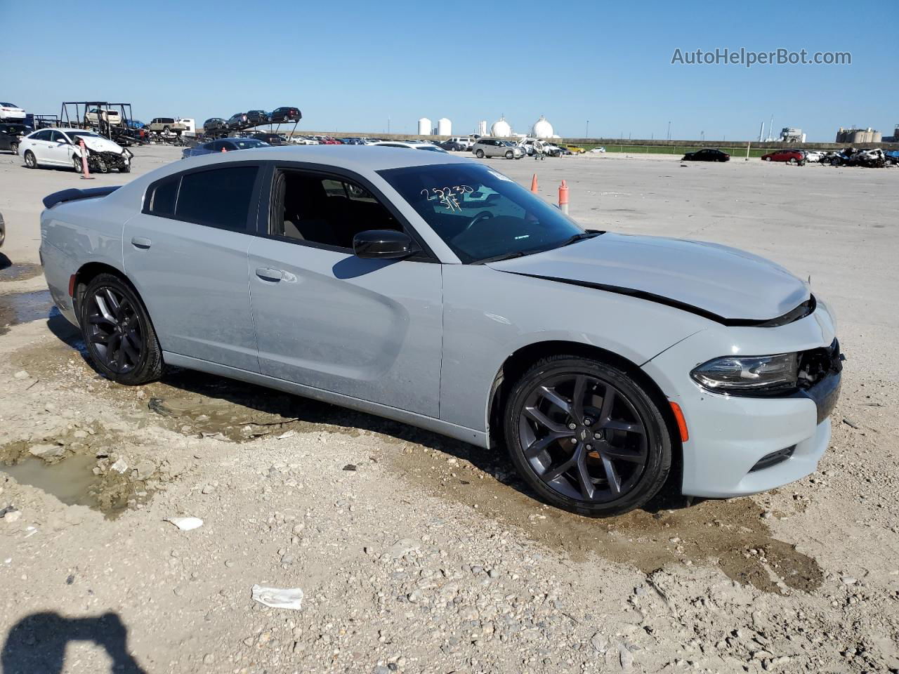 2021 Dodge Charger Sxt Silver vin: 2C3CDXBG1MH504079