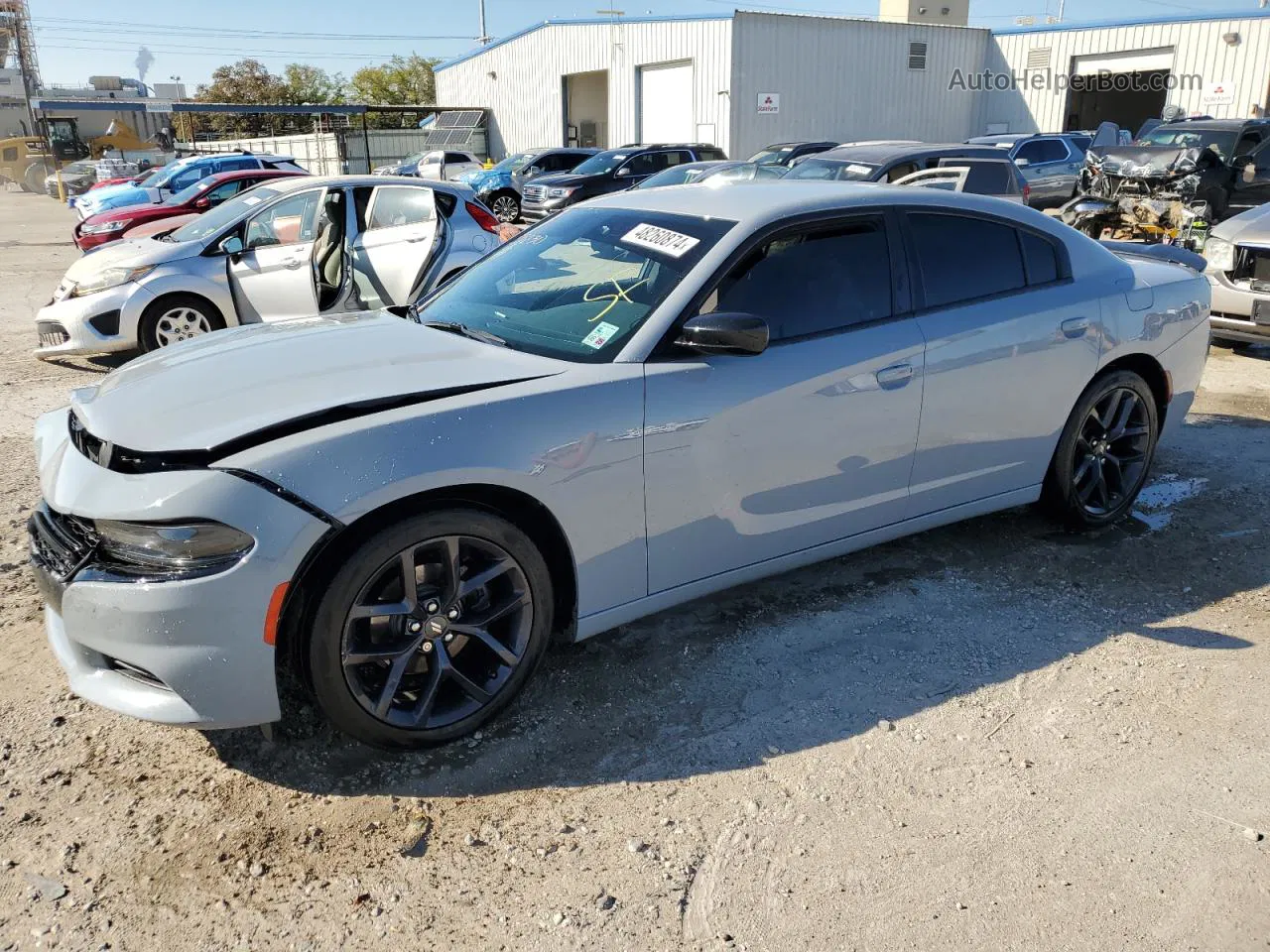 2021 Dodge Charger Sxt Silver vin: 2C3CDXBG1MH504079