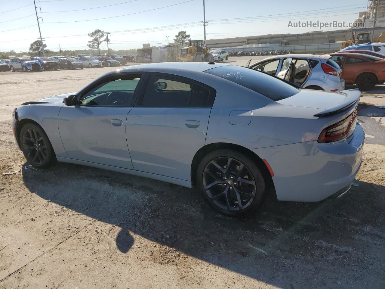 2021 Dodge Charger Sxt Silver vin: 2C3CDXBG1MH504079