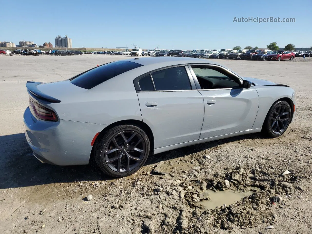 2021 Dodge Charger Sxt Silver vin: 2C3CDXBG1MH504079