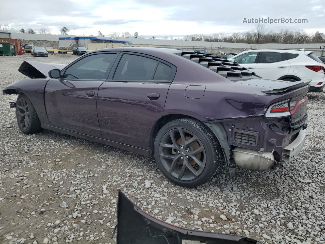 2021 Dodge Charger Sxt Purple vin: 2C3CDXBG1MH557008