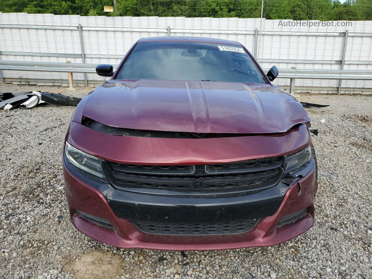 2021 Dodge Charger Sxt Maroon vin: 2C3CDXBG1MH588050