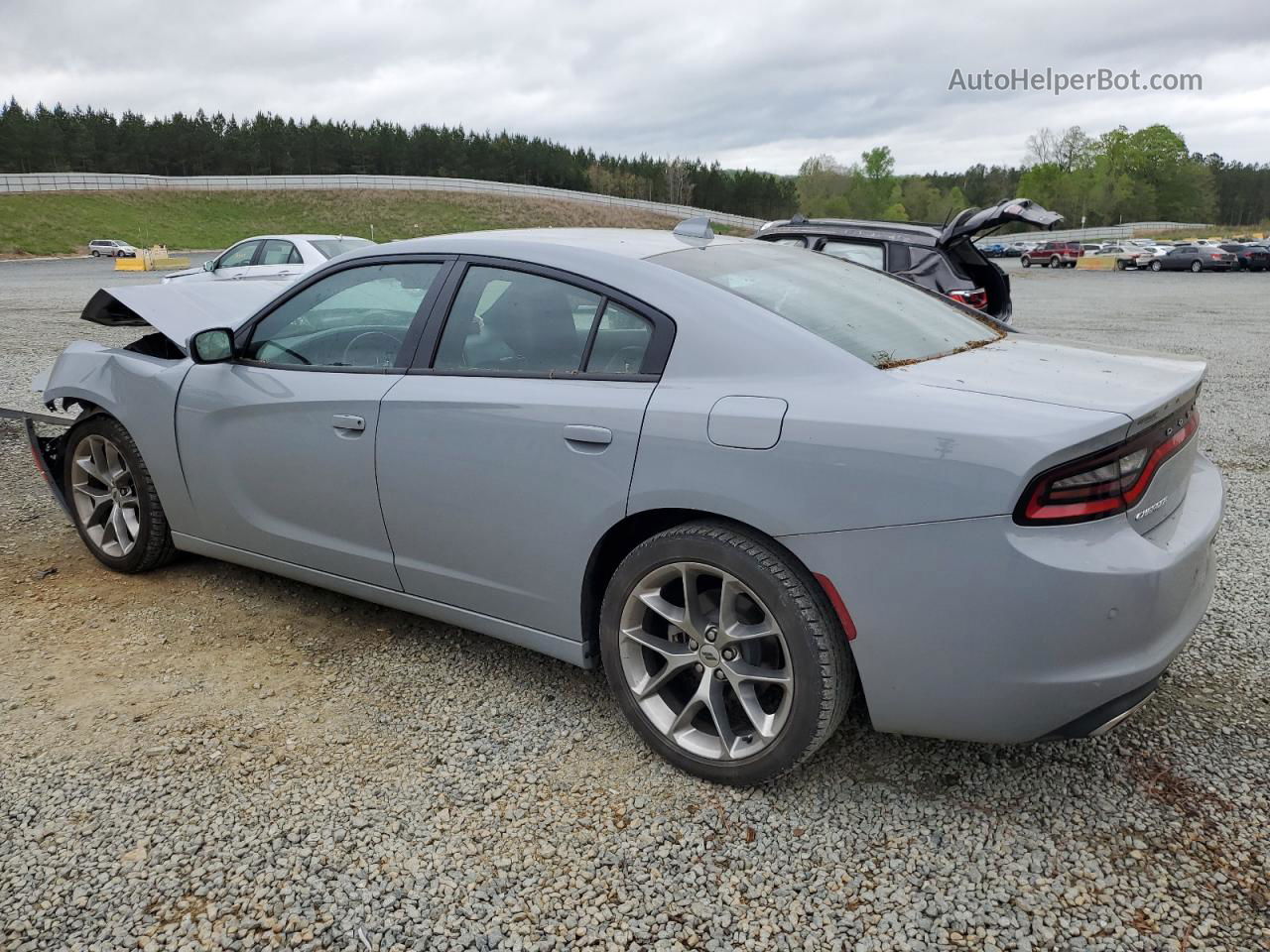 2021 Dodge Charger Sxt Gray vin: 2C3CDXBG1MH608989