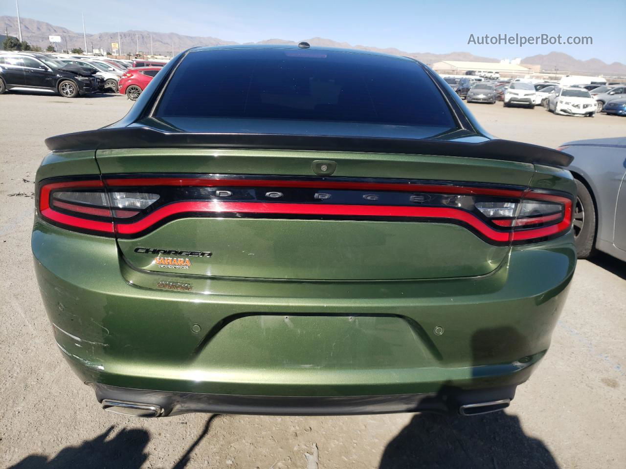 2021 Dodge Charger Sxt Green vin: 2C3CDXBG1MH616297