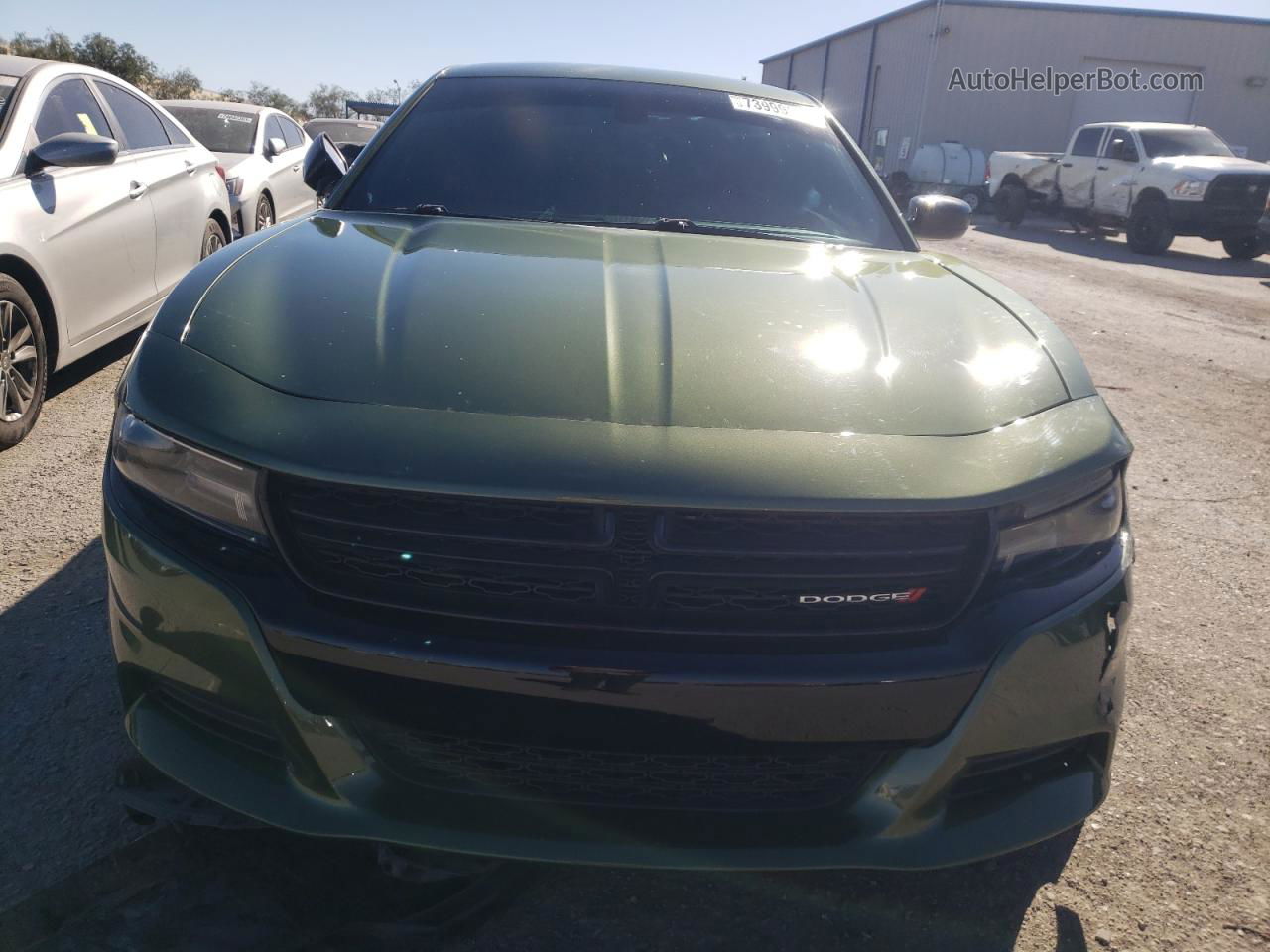 2021 Dodge Charger Sxt Зеленый vin: 2C3CDXBG1MH616297