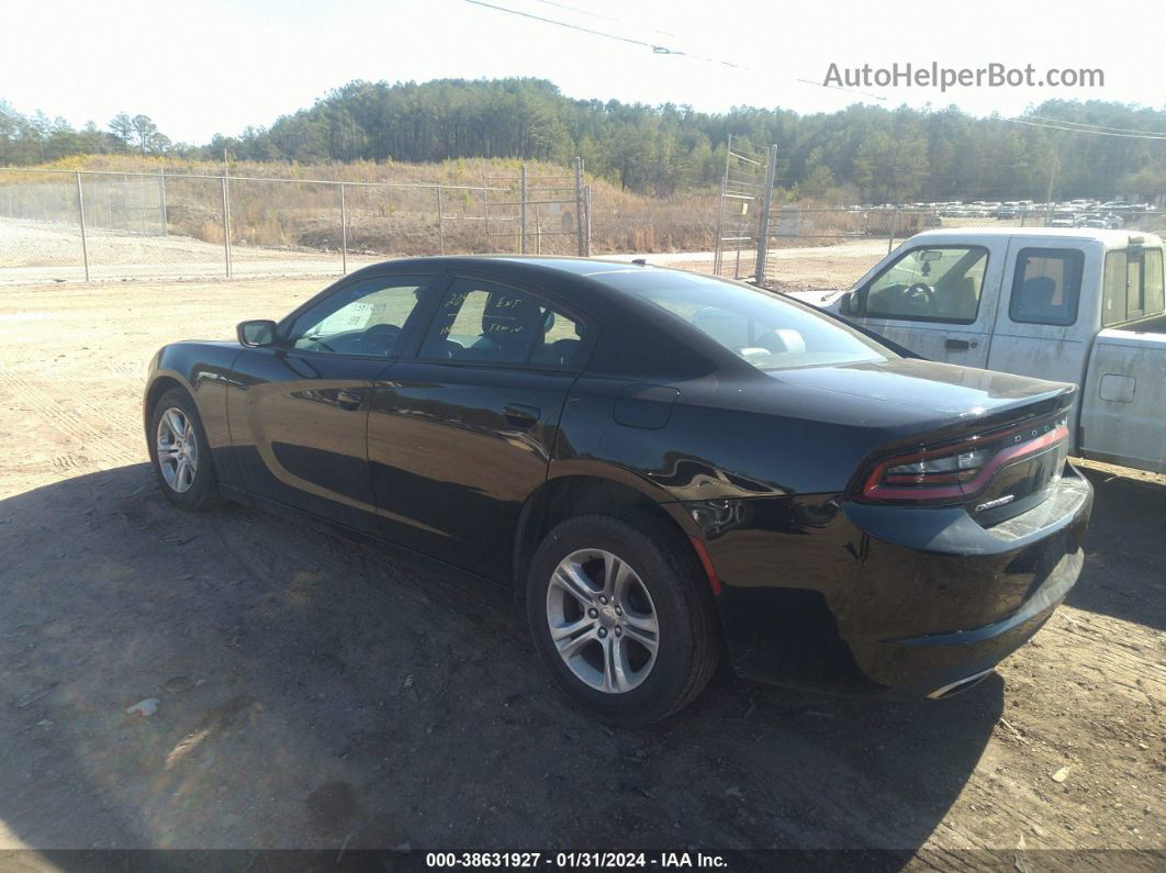 2021 Dodge Charger Sxt Rwd Черный vin: 2C3CDXBG1MH636209