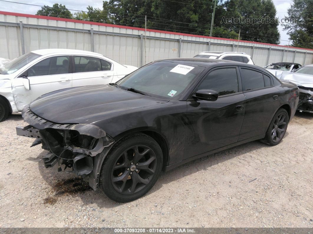 2016 Dodge Charger Se Black vin: 2C3CDXBG2GH104732