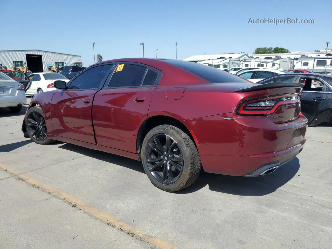 2017 Dodge Charger Se Burgundy vin: 2C3CDXBG2HH533340