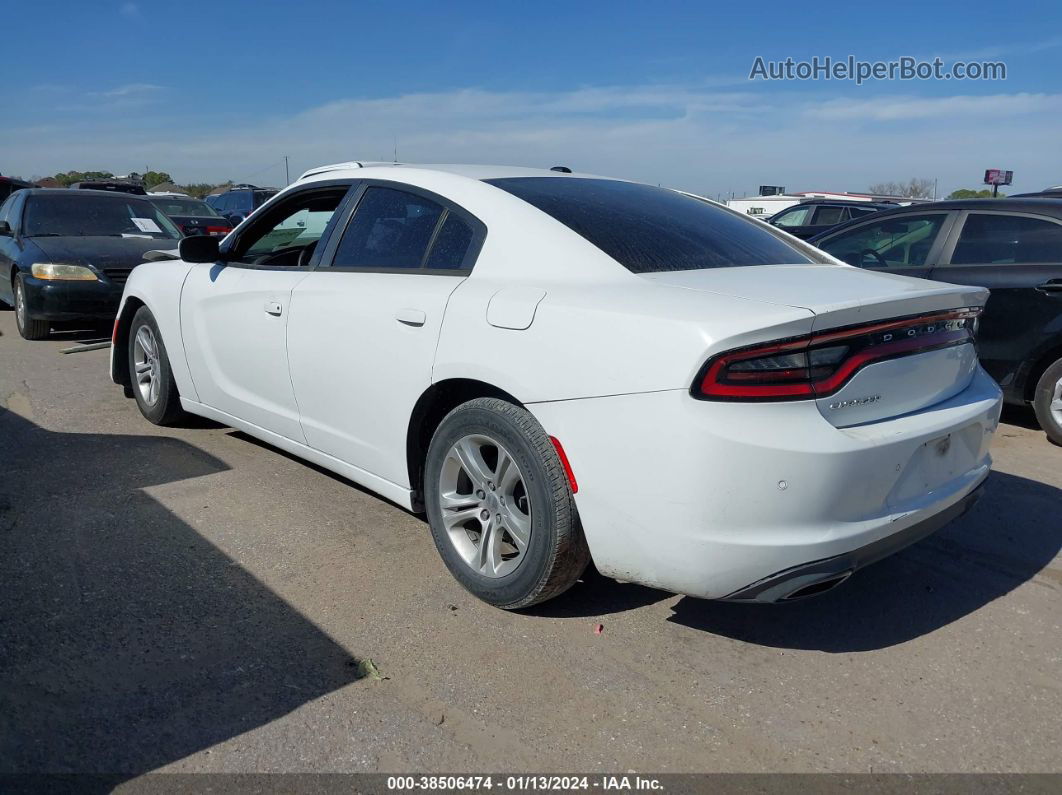 2017 Dodge Charger Se Rwd White vin: 2C3CDXBG2HH547707