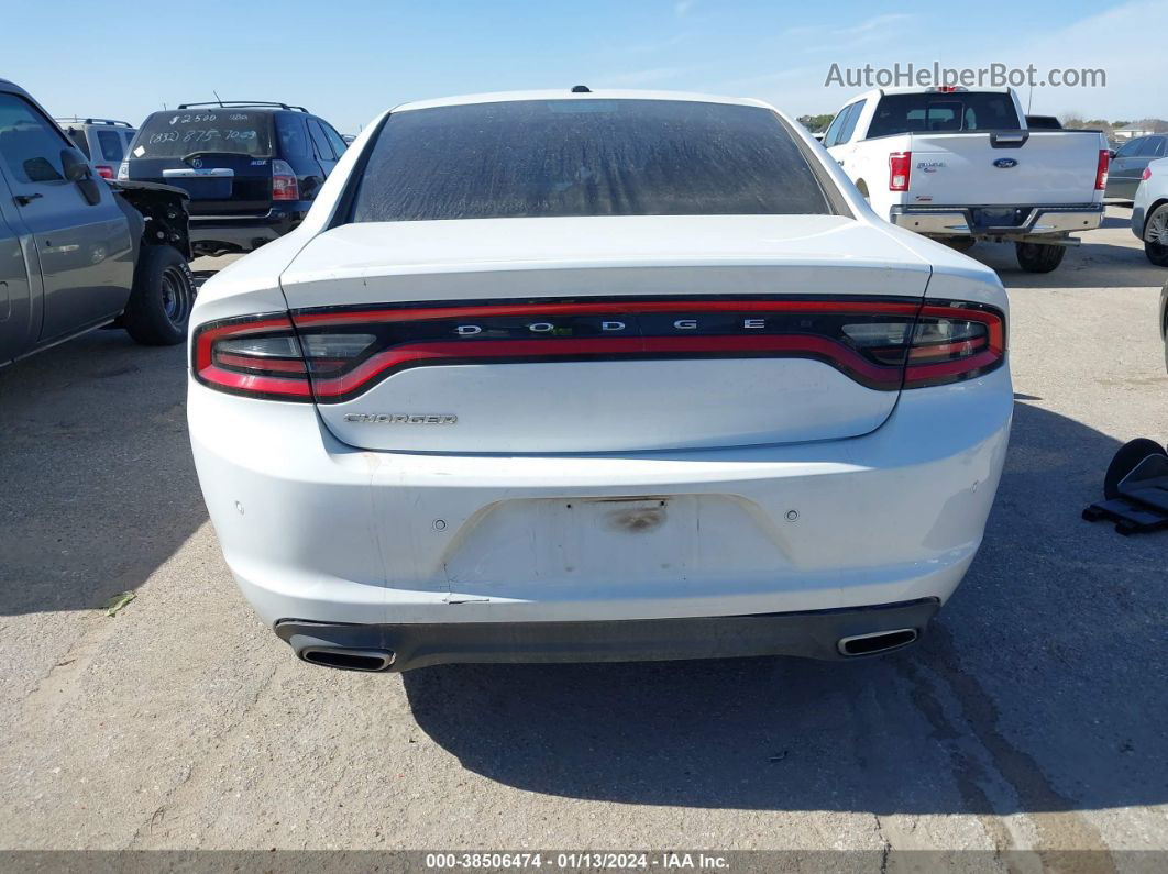 2017 Dodge Charger Se Rwd White vin: 2C3CDXBG2HH547707