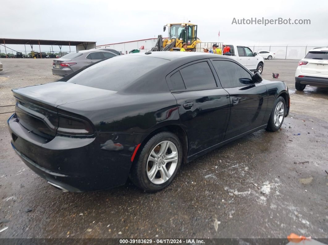 2017 Dodge Charger Se Rwd Black vin: 2C3CDXBG2HH547822