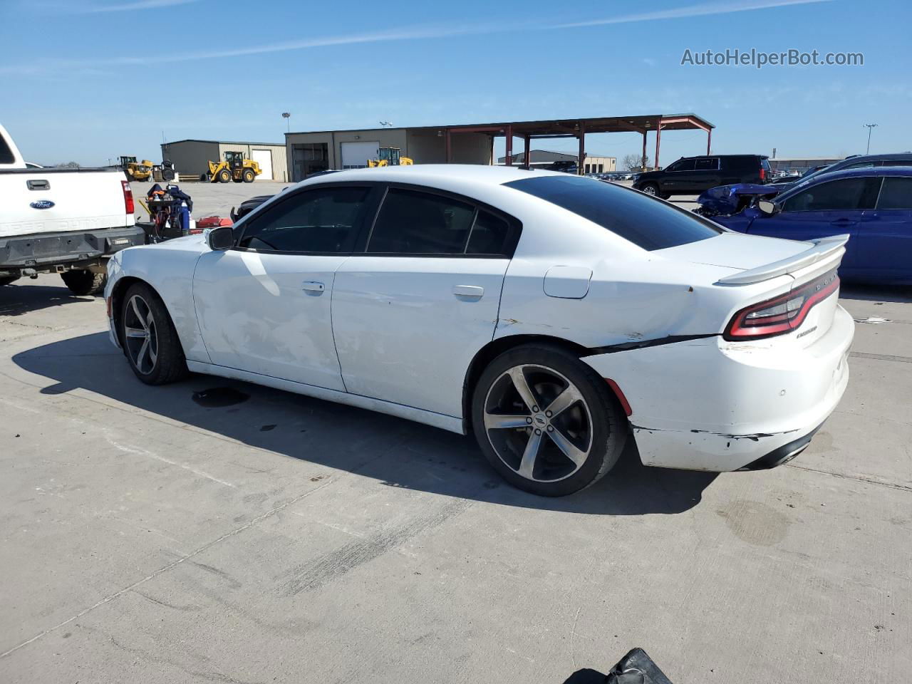 2017 Dodge Charger Se White vin: 2C3CDXBG2HH581470