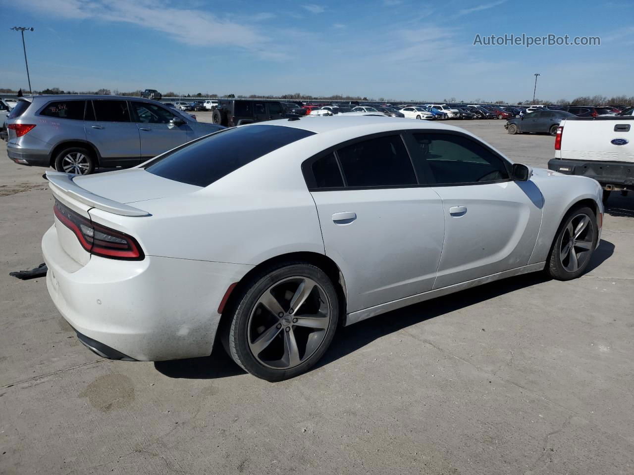 2017 Dodge Charger Se White vin: 2C3CDXBG2HH581470