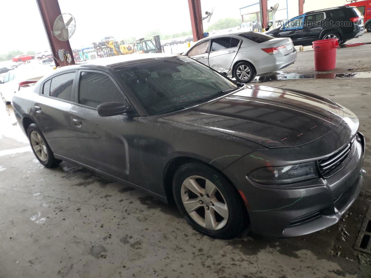 2017 Dodge Charger Se Black vin: 2C3CDXBG2HH584143