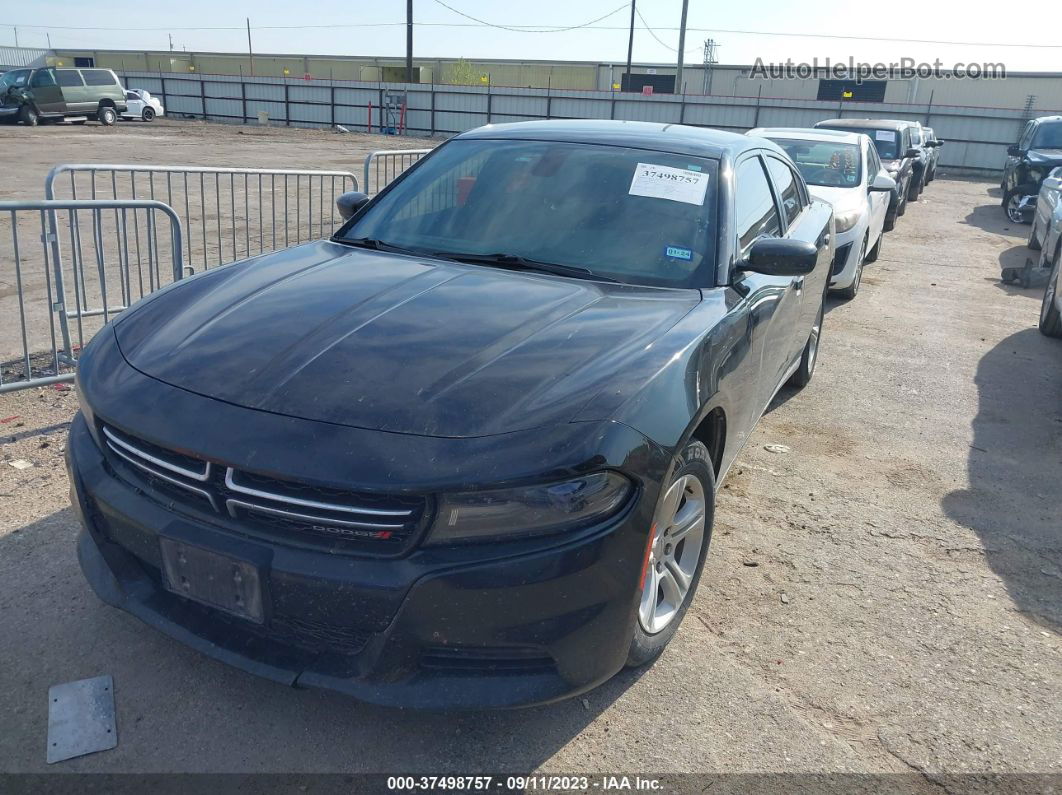 2017 Dodge Charger Se Black vin: 2C3CDXBG2HH625483