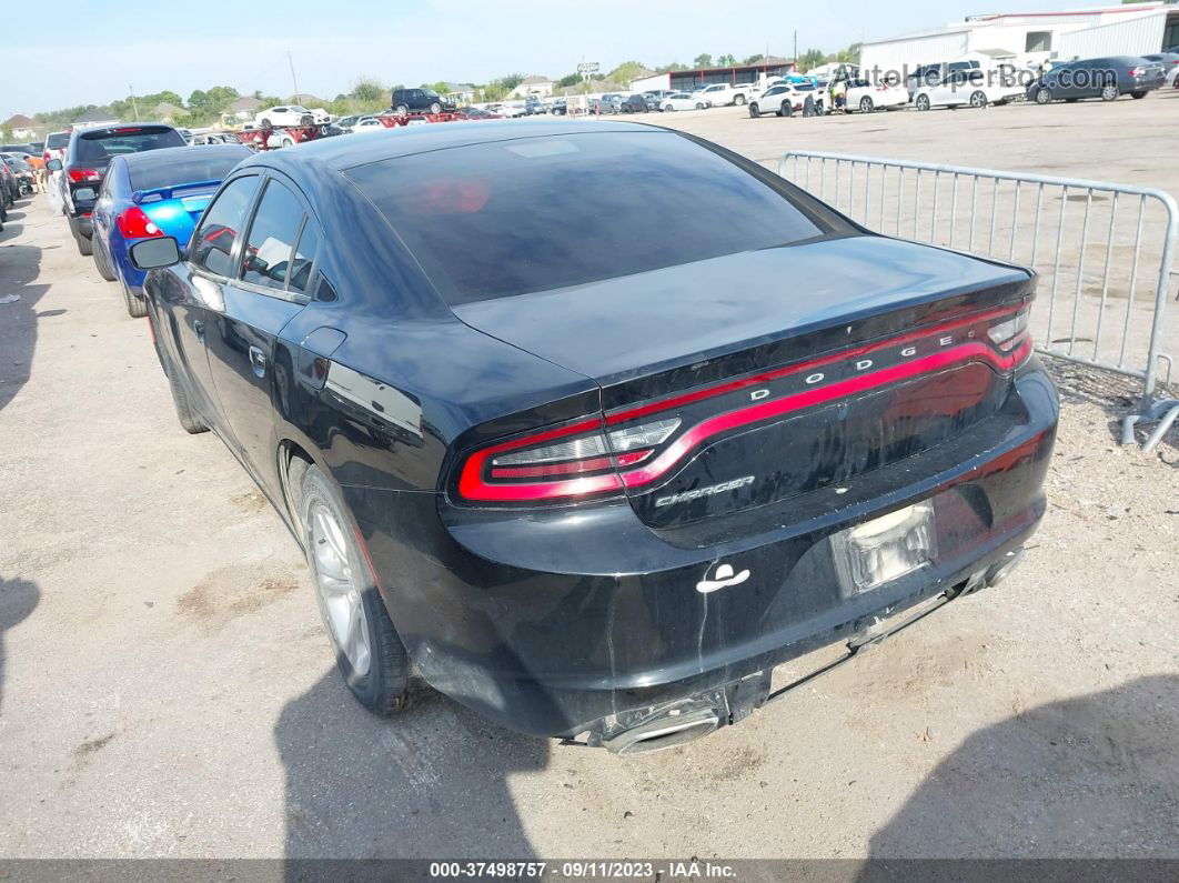 2017 Dodge Charger Se Black vin: 2C3CDXBG2HH625483