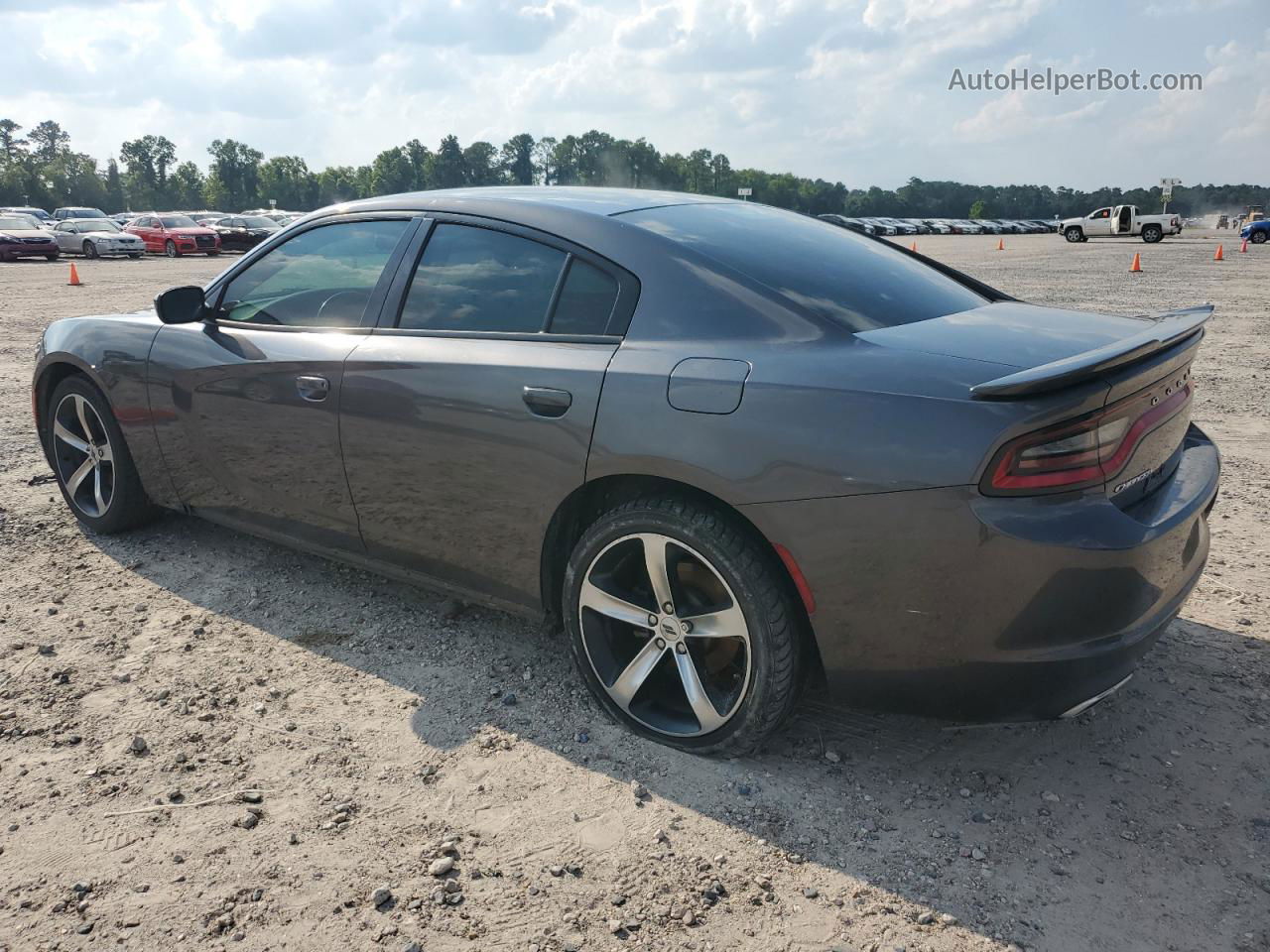 2017 Dodge Charger Se Gray vin: 2C3CDXBG2HH627878