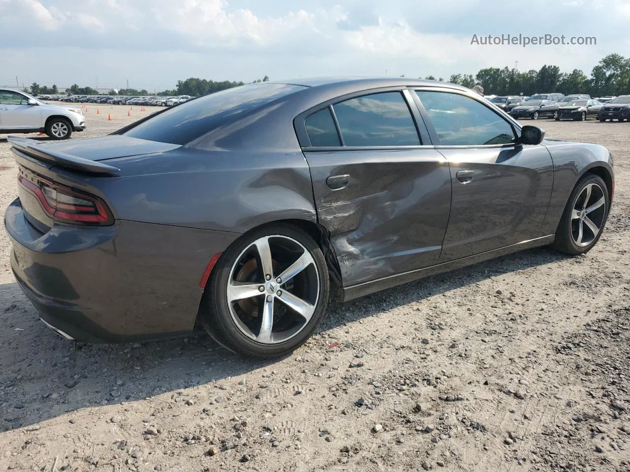 2017 Dodge Charger Se Gray vin: 2C3CDXBG2HH627878