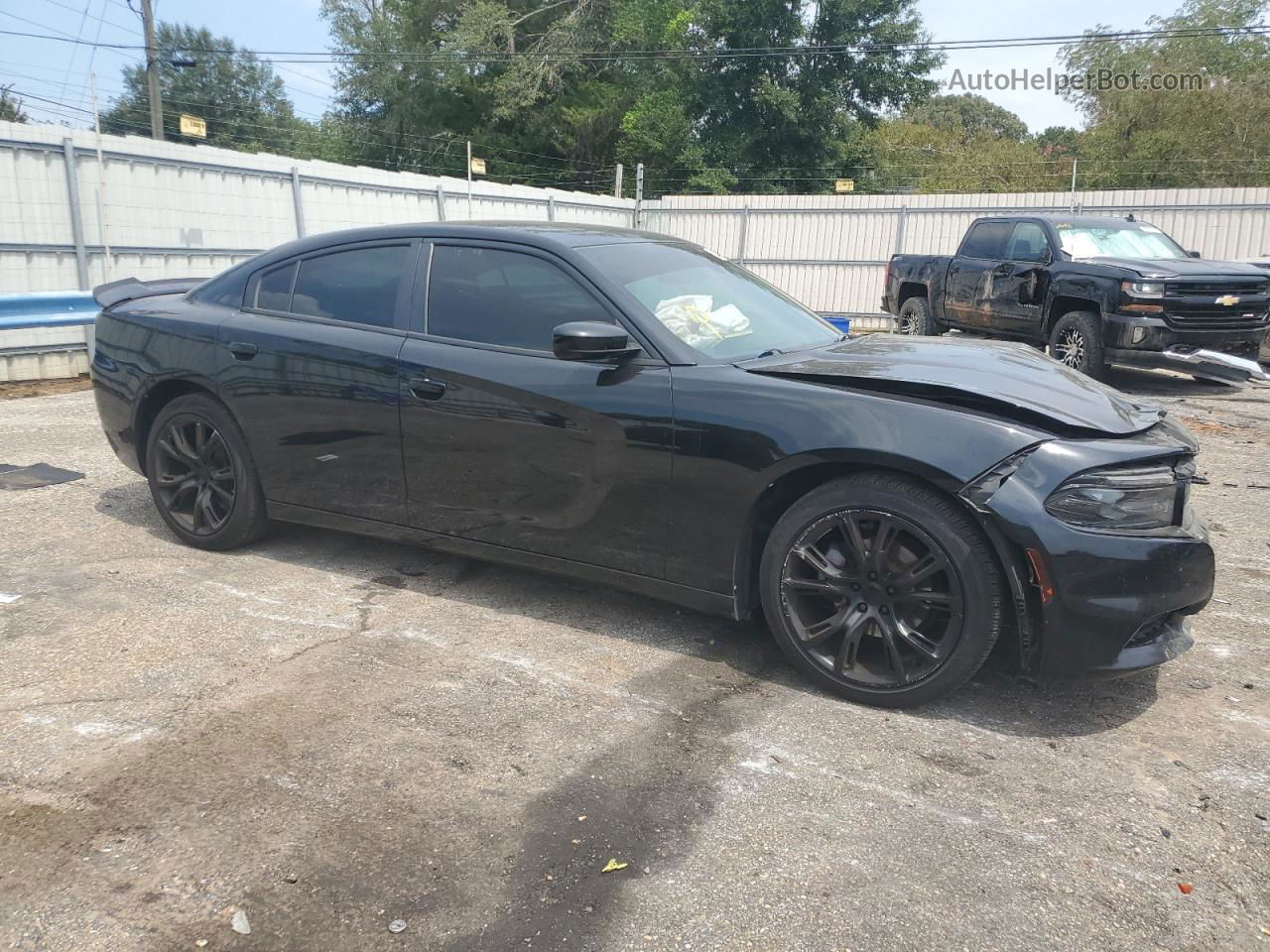 2017 Dodge Charger Se Черный vin: 2C3CDXBG2HH654899