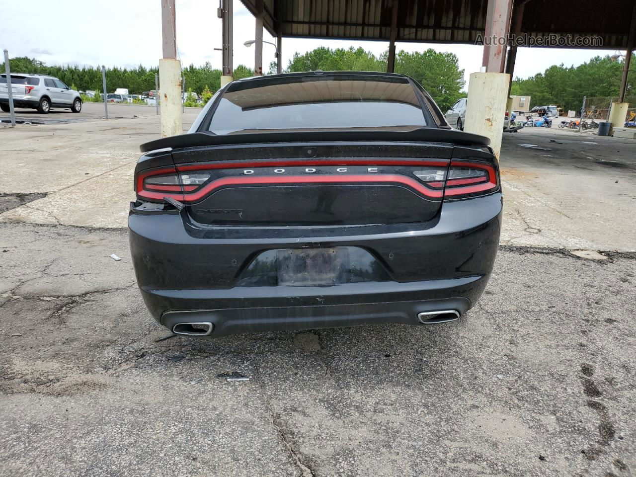 2018 Dodge Charger Sxt Black vin: 2C3CDXBG2JH147779