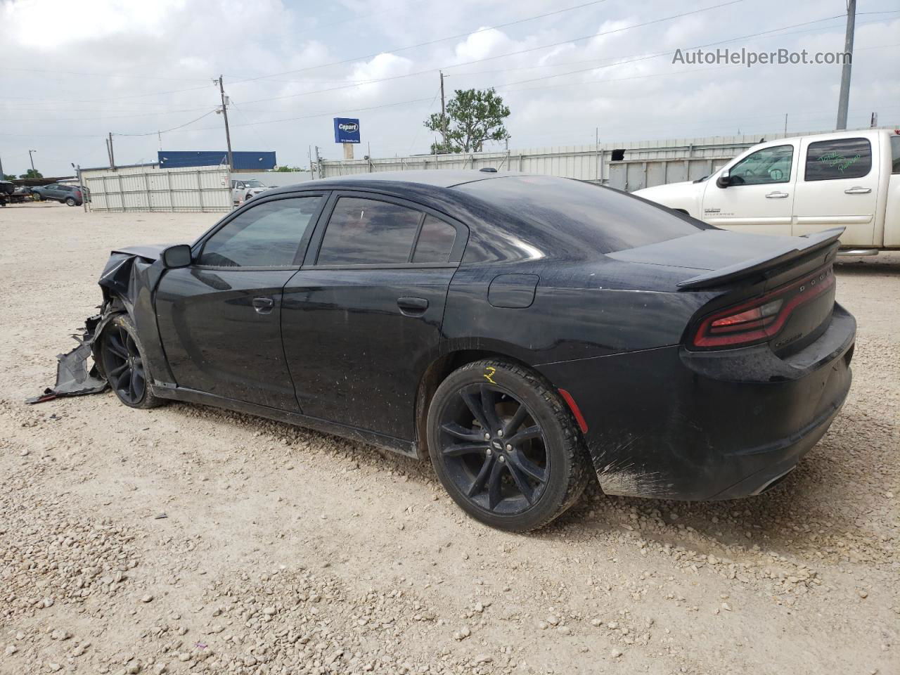 2018 Dodge Charger Sxt Black vin: 2C3CDXBG2JH227177