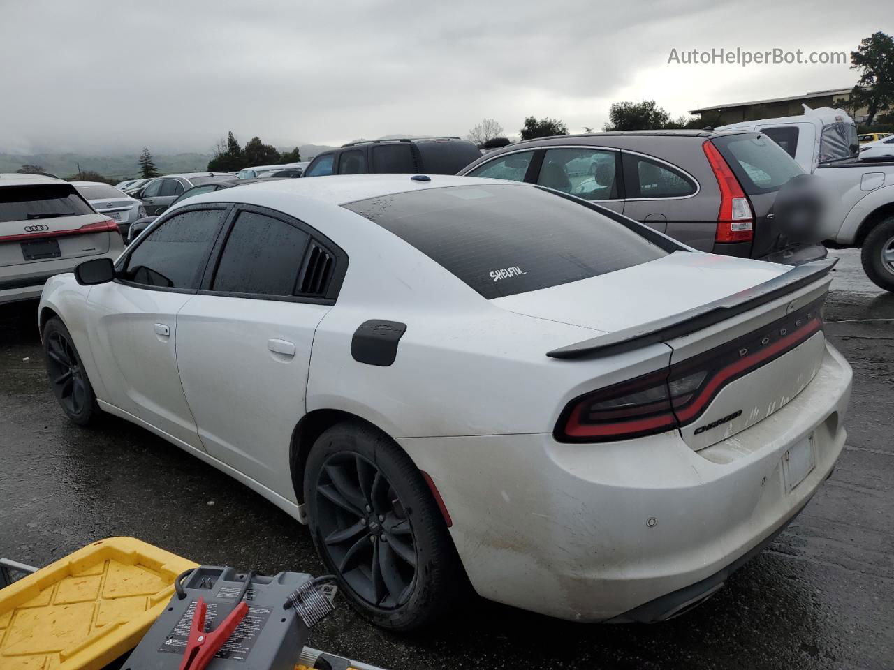 2018 Dodge Charger Sxt Белый vin: 2C3CDXBG2JH297701