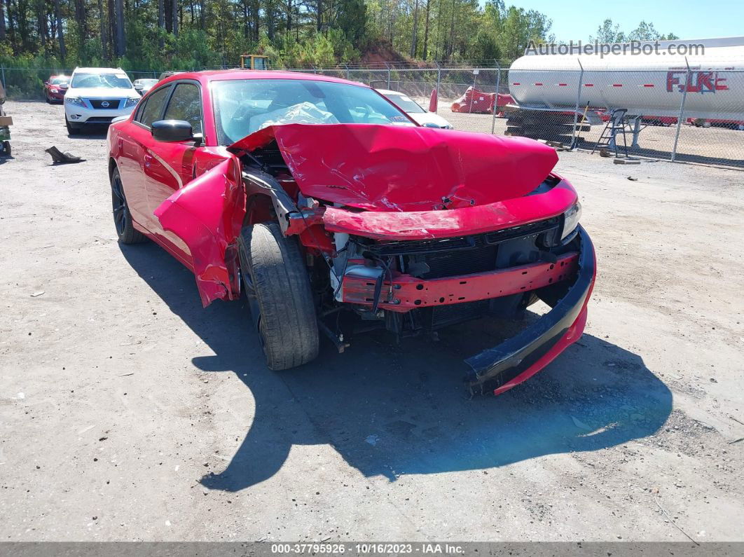 2018 Dodge Charger Sxt Rwd Красный vin: 2C3CDXBG2JH306753