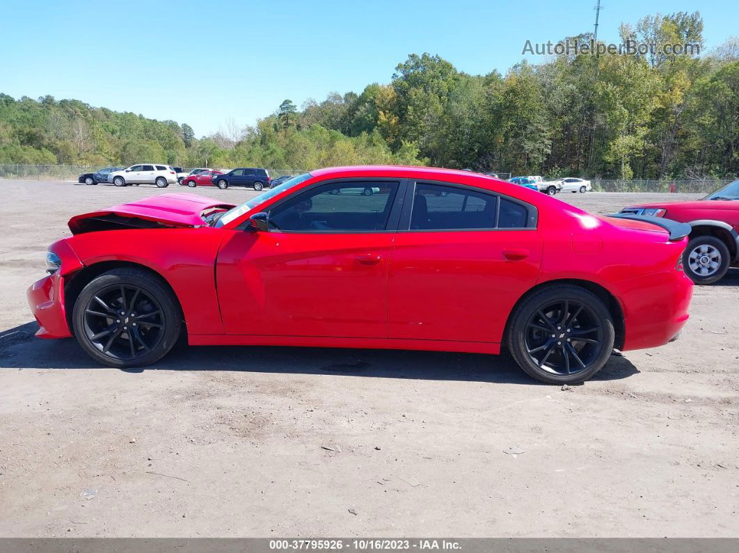 2018 Dodge Charger Sxt Rwd Красный vin: 2C3CDXBG2JH306753